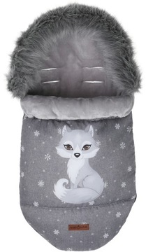 ПРЕМИУМ BABYMAM УТЕПЛЕННЫЙ СПАЛЬНИК ДЛЯ КОЛЯСКИ, САНКИ НА МЕХЕ