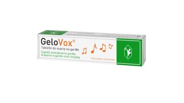 Gelovox cytryna - mentol, 20 tabletek do ssania