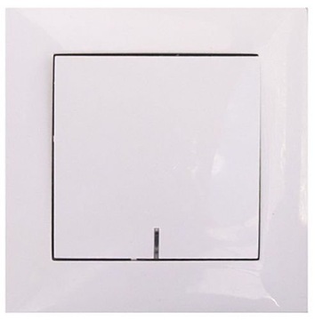 WESA LC-03 ОДИНОЧНЫЙ ВЫКЛЮЧАТЕЛЬ С ПОДСВЕТКОЙ