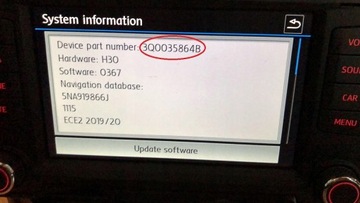 КАРТА DISCOVERY MEDIA MIB2 V19 EU 2024/2025 CADDY TIGUAN PASSAT POLO RADAR