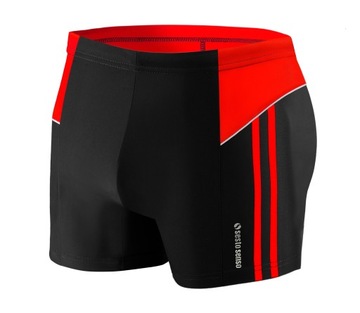 Удобные мужские плавки Sesto Senso 384 шорты-боксеры для бассейна, черные, XL