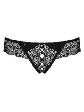 Erotyczne Czarne Stringi - Obsessive Miamor S/M