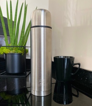 Термос из нержавеющей стали, вакуумная термочашка, 1л.