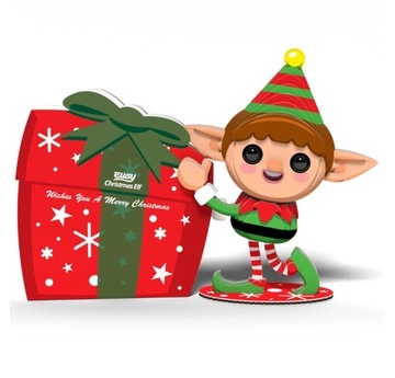 Puzzle 3D Układanka Elf - Eko zestaw kreatywny dla dzieci 6 lat+, Eugy