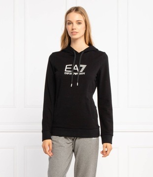 EA7 bluza | Regular Fit czarna