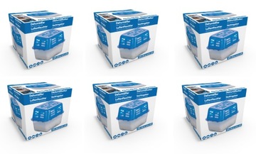Pochłaniacz wilgoci,osuszacz powietrza,2x350g,6sztuk, DUŻY+ zapas