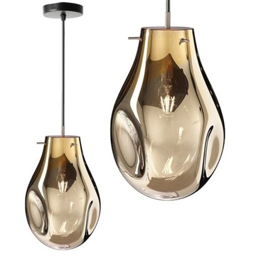 LAMPA SUFITOWA WISZĄCA SKANDYNAWSKA SZKŁO KOLORY