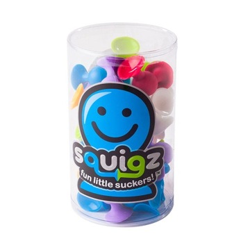 Przyssawki Fat Brain Toy Squigz Klocki Guma Start 22 szt