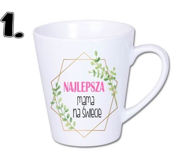 KUBEK LATTE DZIEŃ MAMY PREZENT RÓŻNE WZORY