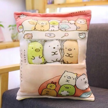 ПОДУШКА-ПУДИНГ С УЗОРАМИ БРОСАЮЩИХ ТАСЛИНОВ