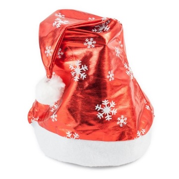 CZAPKA STRÓJ MIKOŁAJ MIKOŁAJKA błyszcząca ŚWIĘTA