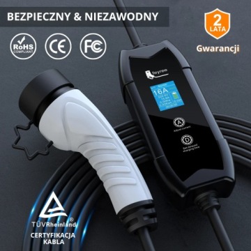 Мобильное зарядное устройство Feyree 3,5 кВт / 5M кабель / Plug&Play / +сумка / 8-16A