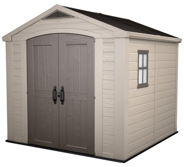 Сарай для инструментов KETER Factor 8X8 Бежевый и серый