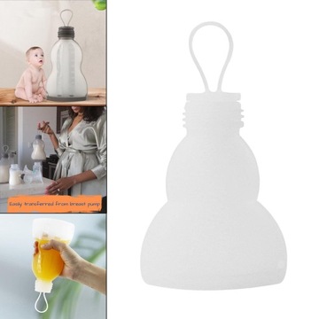 Силиконовое молочко, Milk Saver для кормления, 150 мл, белое