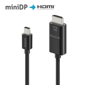 PureLink IS2101-020 aktywny kabel mini DisplayPort/HDMI 4K 18Gbps 2,0m