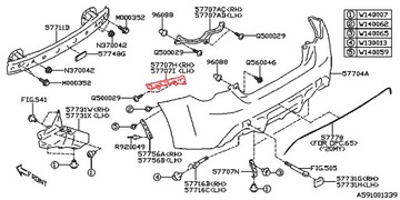 SUBARU BRZ GT86 VÝZTUHA ÚCHYT DRŽÁK NÁRAZNÍKU ZADNÍ