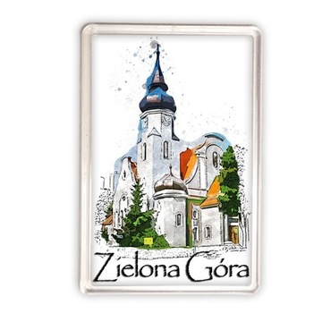 magnes akrylowy Zielona Góra kościół luteran