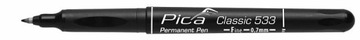 Marker permanentny 0,7mm czarny PICA 533/46