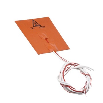 Prettyia 12В/120Вт Силиконовый нагреватель 120х120х3мм120Вт