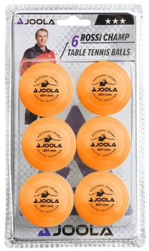 Мячи для настольного тенниса JOOLA Rossi Champ для пинг-понга оранжевые 6