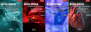 Biologia pięćdziesiątka przed maturą Tom 1-4 pakiet Gola