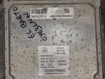 ЭБУ КОНТРОЛЛЕРА MERCEDES SPRINTER A6519000601 A6519019400