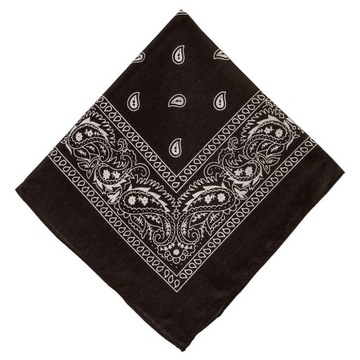 CHUSTA BANDANA BANDAMA WESTERN NA GŁOWĘ MIL-TEC Czarna