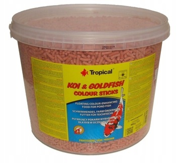 Pokarm Tropical Koi&Goldfish Colour Sticks 11l