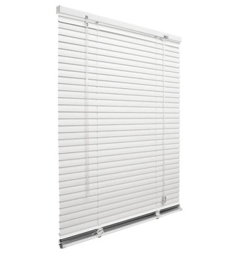 Внутренние горизонтальные алюминиевые жалюзи 25 мм на окно/дверь 40х130 см КРЕМОВЫЕ