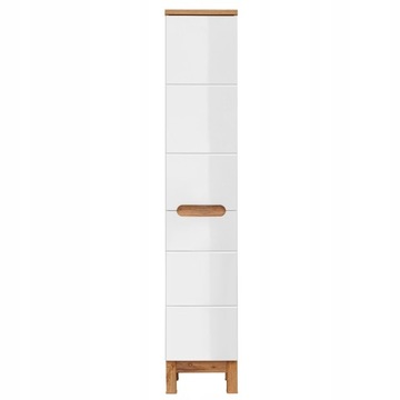 Столбик для ванной комнаты с корзиной BALI WHITE 804