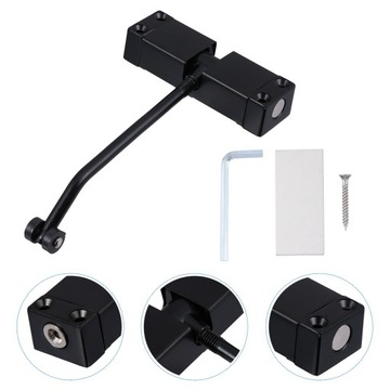AUTOMATIC DOOR CONNECTOR SELF-CLOSING CLOSER GATE
