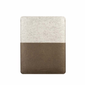 OAKYWOOD Filcowy Pokrowiec na iPad Pro 12.9” (3-5 GEN), Kamienny