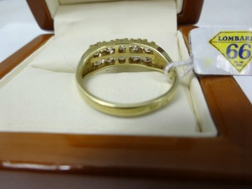 Złoty pierścionek 3,41g p585 R.15 Lombard 66