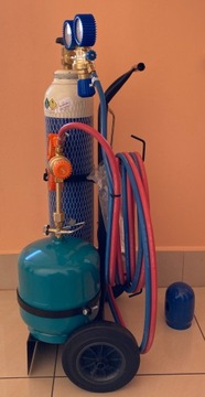 zestaw lutowania twardego tlen propan-but. F-gazy