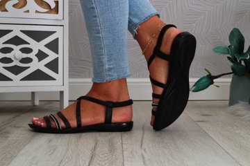 СПОРТИВНЫЕ САНДАЛИИ ЖЕНСКИЕ НА РЕЗИНКЕ, ПЛОСКИЕ