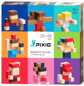 AC04 Klocki Magnetyczne Pixio Surprise 26-48szt.