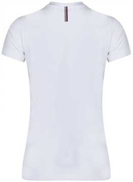 Tommy Hilfiger - DAMSKI T-SHIRT KOSZULKA TH10064-001 biała bluzka