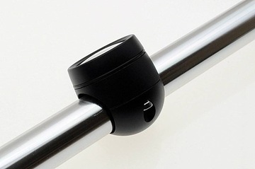 МОТОЦИКЛЬНЫЙ ТЕРМОМЕТР ДЛЯ РУЛЯ, МАТОВЫЙ ЧЕРНЫЙ