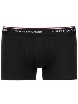 TOMMY HILFIGER čierne boxerky nohavičky logo 3-pack r.XL