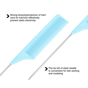 Стальная расческа парикмахерская Расческа Крысиный хвост