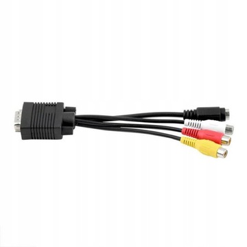 VGA SVGA na S-Video 3 RCA TV AV Out TV-Out Convert
