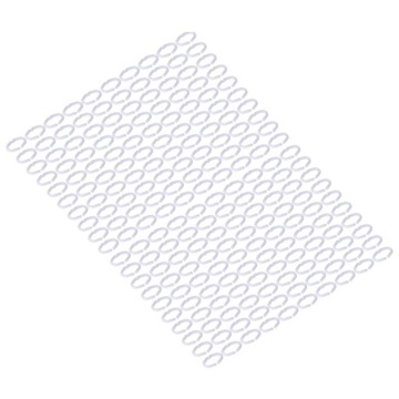 200 шт., пластиковые пряжки с куриным клювом из полипропилена