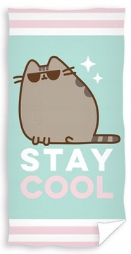 PUSHEEN RĘCZNIK KĄPIELOWY 140x70 BAWEŁNA PUSHEEN THE CAT