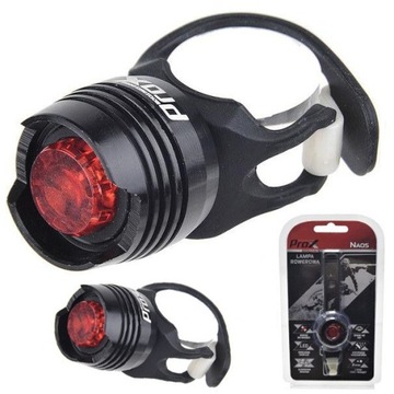 ЗАДНИЙ ФОНАР PROX NAOS 1-LED, ЧЕРНЫЙ + БАТАРЕИ
