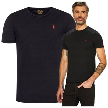 tshirt polo ralph lauren koszulka meska basic czarna