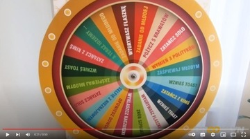 Большое Колесо Фортуны с любым принтом, высота 195 см.