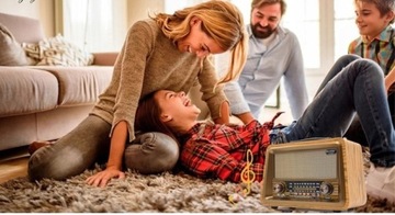 FM-радио в стиле РЕТРО с Bluetooth USB MP3