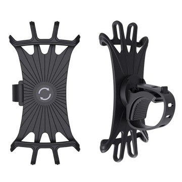 SILIKONOWY uchwyt rowerowy na TELEFON 360° E027