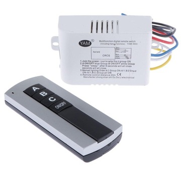 Remote Control Light Switch Kit Lighting 3 Way