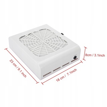 POCHŁANIACZ PROME ODKURZACZ 48W PYŁU DO PAZNOKCI